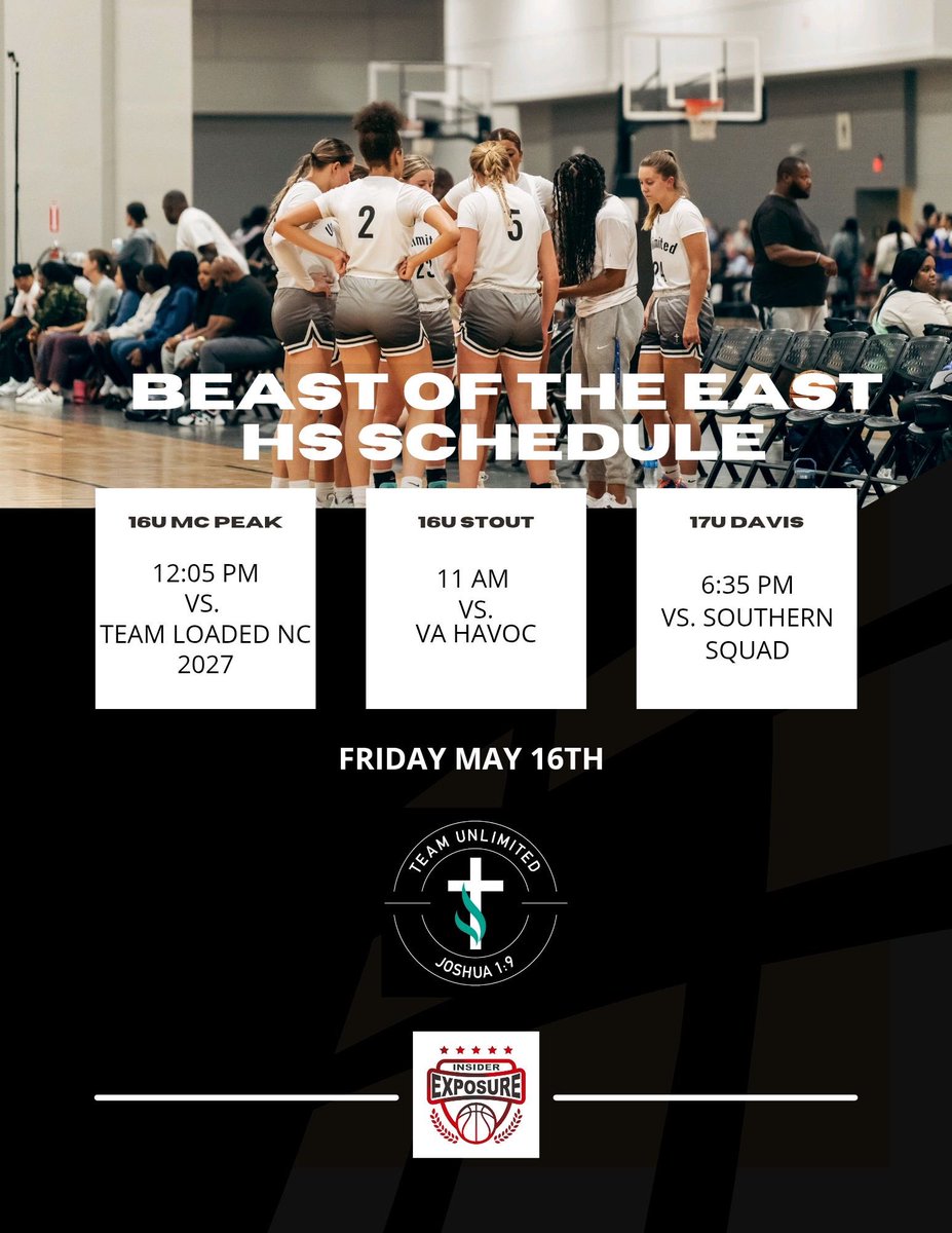 Emily (@emilyatchley_15) on Twitter photo Looking forward to this weekend at Beast of the East! Come check us out! <a href="/TeamUnlimited16/">Team Unlimited</a> 17U
<a href="/TKALadyLionsWBB/">TKA Lady Lions Basketball</a> Looking forward to this weekend at Beast of the East! Come check us out! <a href="/TeamUnlimited16/">Team Unlimited</a> 17U
<a href="/TKALadyLionsWBB/">TKA Lady Lions Basketball</a>
