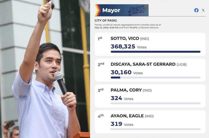 Vico: Walang tarps, walang concerts, hindi namigay ng pera. Nagbahay-bahay na ang tanging dala ay track record ng dalawang termino niya. 

Yung kalaban: Extremely rich contractor. Maraming concerts—Flow G, Andrew E, celebrities. Nagpamudmud ng bigas, pera, at iba pa. Laging may