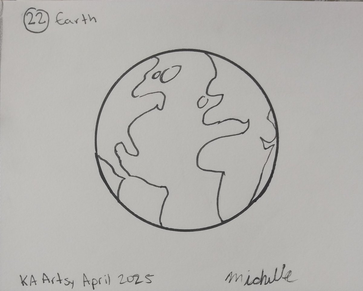 MichelleForNow's tweet image. The rest of my art from April's challenge.