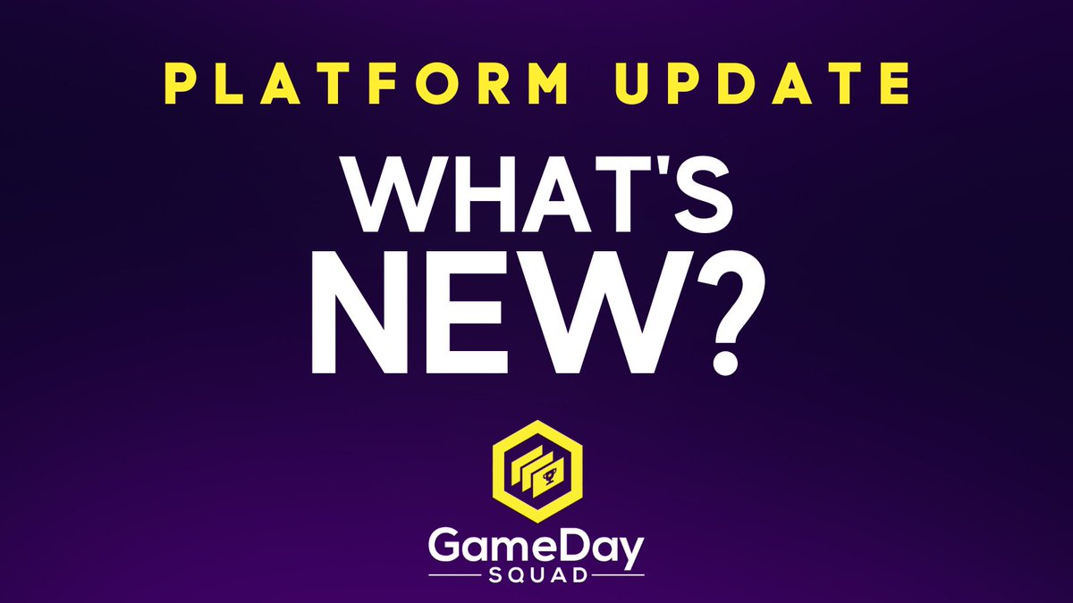 Hey Coaches!

Today’s app update is live — and it comes with some key changes, plus a sneak peek at what’s coming next. From trading tweaks to upcoming comps and platform updates, there’s a lot to catch up on.

👉 To Learn More: gameday-squad.gitbook.io/gameday-squad/…

#GDSFantasy #fantasysports