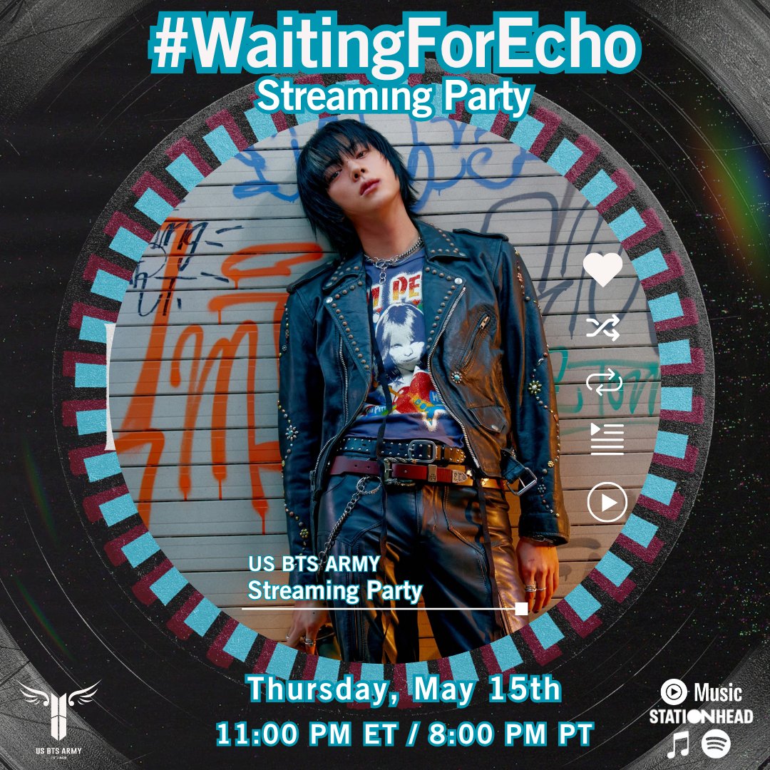 USBTSARMY's tweet photo. It's the 2nd tracking week for "Stop The Rain" PLUS release week for 'ECHO,' so you know what that means, right? 

A double-header streaming party! 🎉
📍 https://t.co/h09Zc6z4N0
🗓 Thursday, May 15th

🌧 #TrynaStopTheRain Party
⏰ 5:30pm PT / 8:30pm ET

💿 #WaitingForEcho Party
⏰ 8:00pm PT / 11:00pm ET

We'll add your top requests throughout the night and stream 'ECHO' with extra "Don't Say You Love Me" as soon as the album drops!

Hope to see you there! 🥰