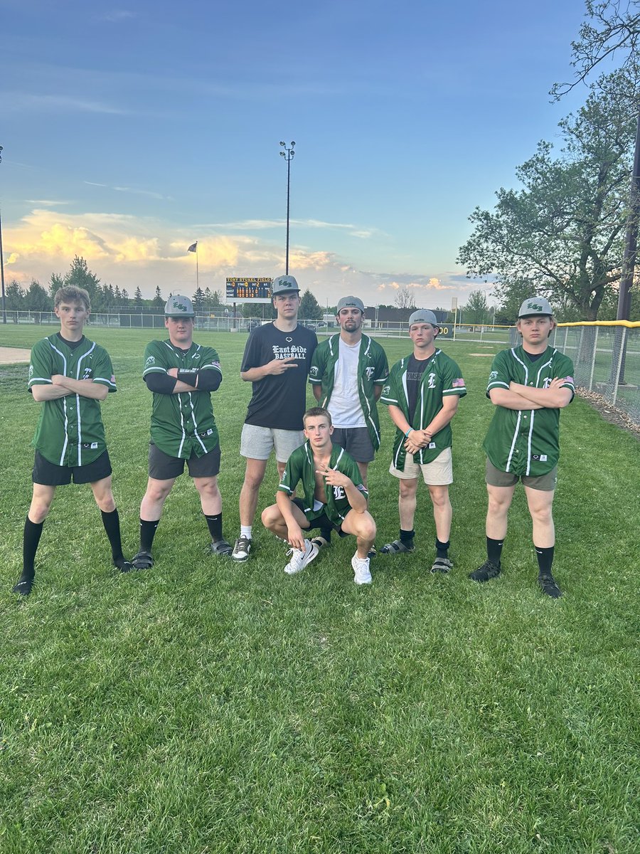 Green Wave Sweep! EGF takes 2 from Warroad.

Jake Stassen and Carson McDonald get the wins on the mound.

Noah Frize has a 4 hit night. 

Next up is Sacred Heart - Monday 5/19 at Stauss Park. We will be the home team.