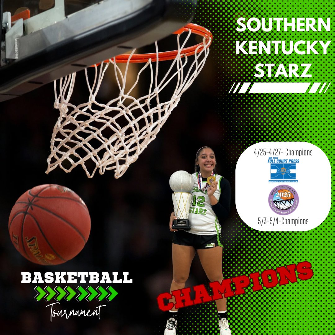 Jooniper Strow (@jooniper_strow) on Twitter photo Southern Kentucky Starz 2028 ballin strong! 🏀🔥Another 2 tournament championship wins! 🥇Absolutely love being on the hardwood with my teammates!
The Classic up next in Louisville KY
<a href="/sokystarz/">Southern KYSTARZ</a> <a href="/CoachFaulkner24/">Cornelius Faulkner</a> <a href="/PGHAkeem/">Akeem Webb</a> <a href="/PGHKentucky/">Prep Girls Hoops Kentucky</a> Southern Kentucky Starz 2028 ballin strong! 🏀🔥Another 2 tournament championship wins! 🥇Absolutely love being on the hardwood with my teammates!
The Classic up next in Louisville KY
<a href="/sokystarz/">Southern KYSTARZ</a> <a href="/CoachFaulkner24/">Cornelius Faulkner</a> <a href="/PGHAkeem/">Akeem Webb</a> <a href="/PGHKentucky/">Prep Girls Hoops Kentucky</a>
