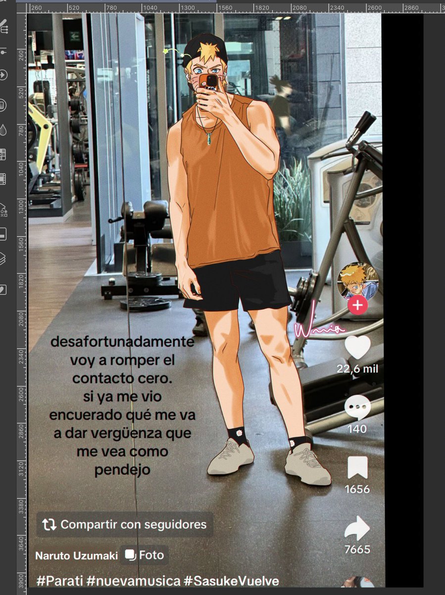 Espera un poco, un poquiiiiiito máaaaaas; me moriría si te vaaaaaas 

#narusasu #ナルサス #鸣佐