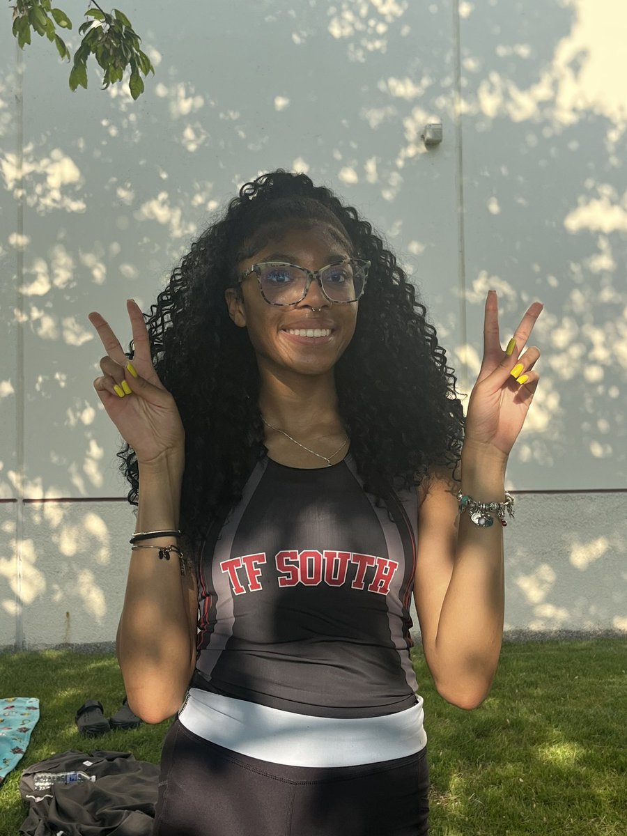 State Qualifier X 2! Jordyn Clark qualified for state in the LJ and 100m setting a new school record in the LJ and second fastest time in school history in the 100!