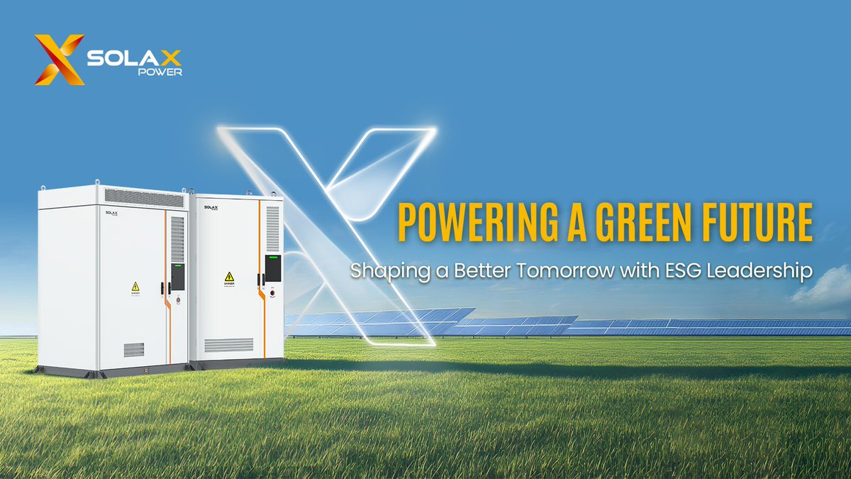 🌱#SolaXESG | Empowering A Green Future

At SolaX, our commitment to a sustainable future goes beyond clean energy innovation — it's about creating lasting, positive impact. We're proud to share our 2024 Environmental, Social, and Governance (ESG) Report, highlighting key