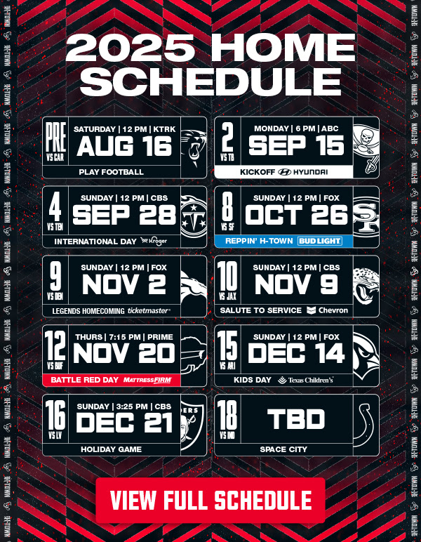 MEGA 101 (@mega101houston) on Twitter photo ¡Atención! La temporada de los <a href="/HoustonTexans/">Houston Texans</a> se aproxima y tenemos el calendario de juegos <a href="/SomosTexans/">Somos Texans</a>
bit.ly/43u9Ukh ¡Atención! La temporada de los <a href="/HoustonTexans/">Houston Texans</a> se aproxima y tenemos el calendario de juegos <a href="/SomosTexans/">Somos Texans</a>
bit.ly/43u9Ukh