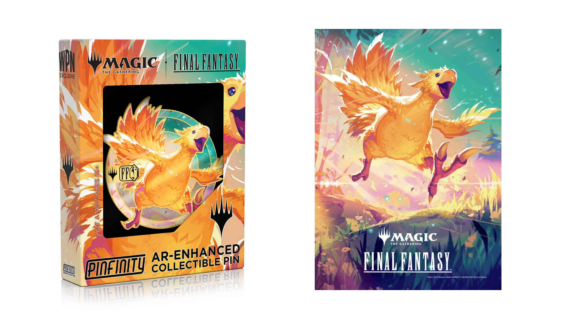 MTG ファイナルファンタジー チョコボ アートボード ピンバッジ