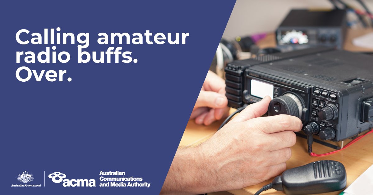 Are you an amateur radio user? 
Get the latest news on amateur radio issues, changes to regulations, as well as receive invitations to have your say on consultations. 
Subscribe for updates at: acma.gov.au/subscribe-our-…