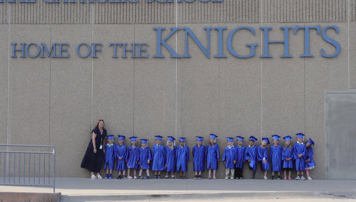 Congratulations to our littlest Knights - the Kindergarten Class of 2025!🎓💙