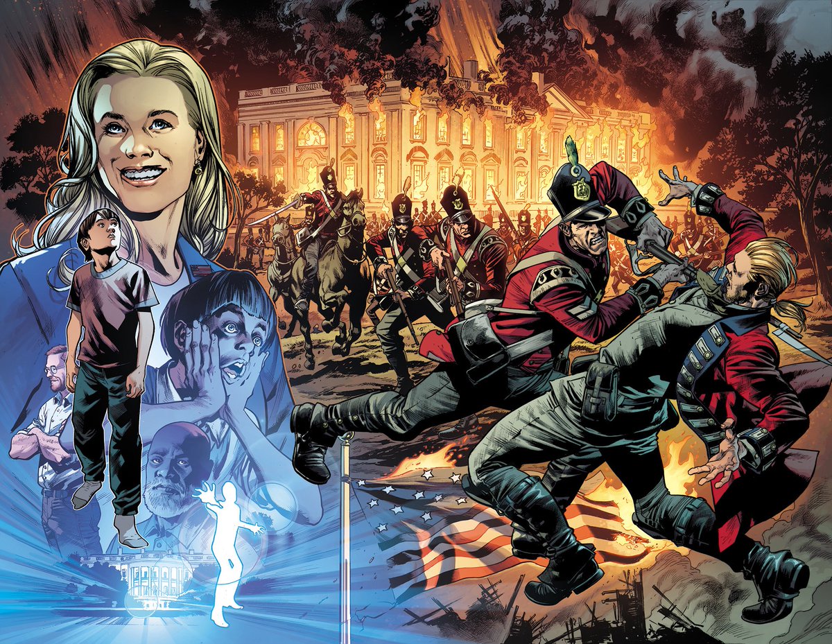 Redcoat 14 wraparound cover Bryan Hitch and I . <a href="/GhostMachinePro/">Ghost Machine</a>