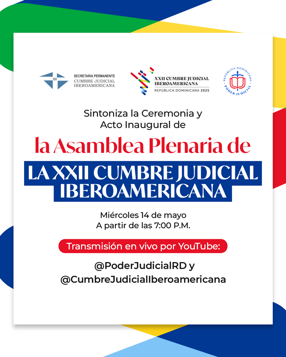 MichMuschett's tweet image. En 🇩🇴 participando como invitada especial de XXII Cumbre Judicial Iberoamericana, junto a presidentes/as de Cortes Supremas y Consejos de Judicatura.
Fortaleceremos alianzas con países de la región por justicia centrada en las personas como bisagra entre democracia y desarrollo.