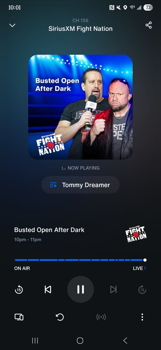 Deb (AKA Debhausen) 🏳️🌈🏳️⚧️🍷 (@thatssodebonair) on Twitter photo I'm listening to #BOAD with <a href="/THETOMMYDREAMER/">Tommy Dreamer</a> 🤘🏼🤘🏼
<a href="/BustedOpenRadio/">SiriusXM Busted Open</a> #BustedOpen247 <a href="/NationsCorner/">The Nations Corner</a> #NationsCornerCrüe I'm listening to #BOAD with <a href="/THETOMMYDREAMER/">Tommy Dreamer</a> 🤘🏼🤘🏼
<a href="/BustedOpenRadio/">SiriusXM Busted Open</a> #BustedOpen247 <a href="/NationsCorner/">The Nations Corner</a> #NationsCornerCrüe