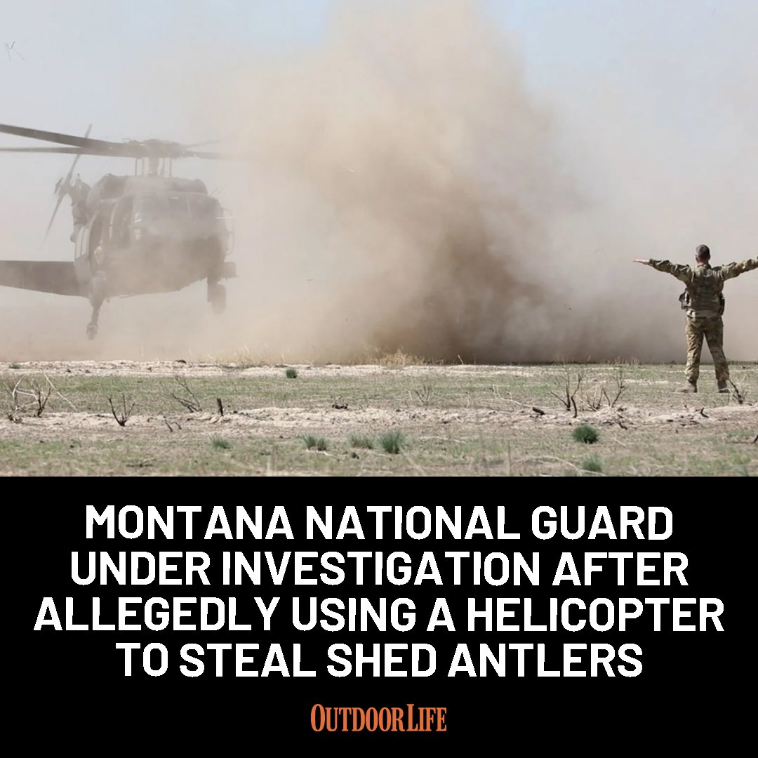 Montana officials are actively investigating allegations that multiple National Guard servicemen landed a helicopter on a private ranch to steal shed antlers: trib.al/Vm9oPLL