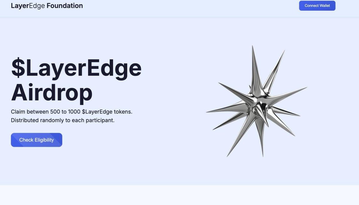 🚨 $EDGEN Airdrop Is Coming!

The LayerEdge Team has opened the allocation checker for the upcoming $EDGEN airdrop.

✅ Check if you're eligible and get ready to claim your tokens!

🔗 allocation-layeredge.com

⏳ Don’t miss out — verify now and stay tuned for the official launch.