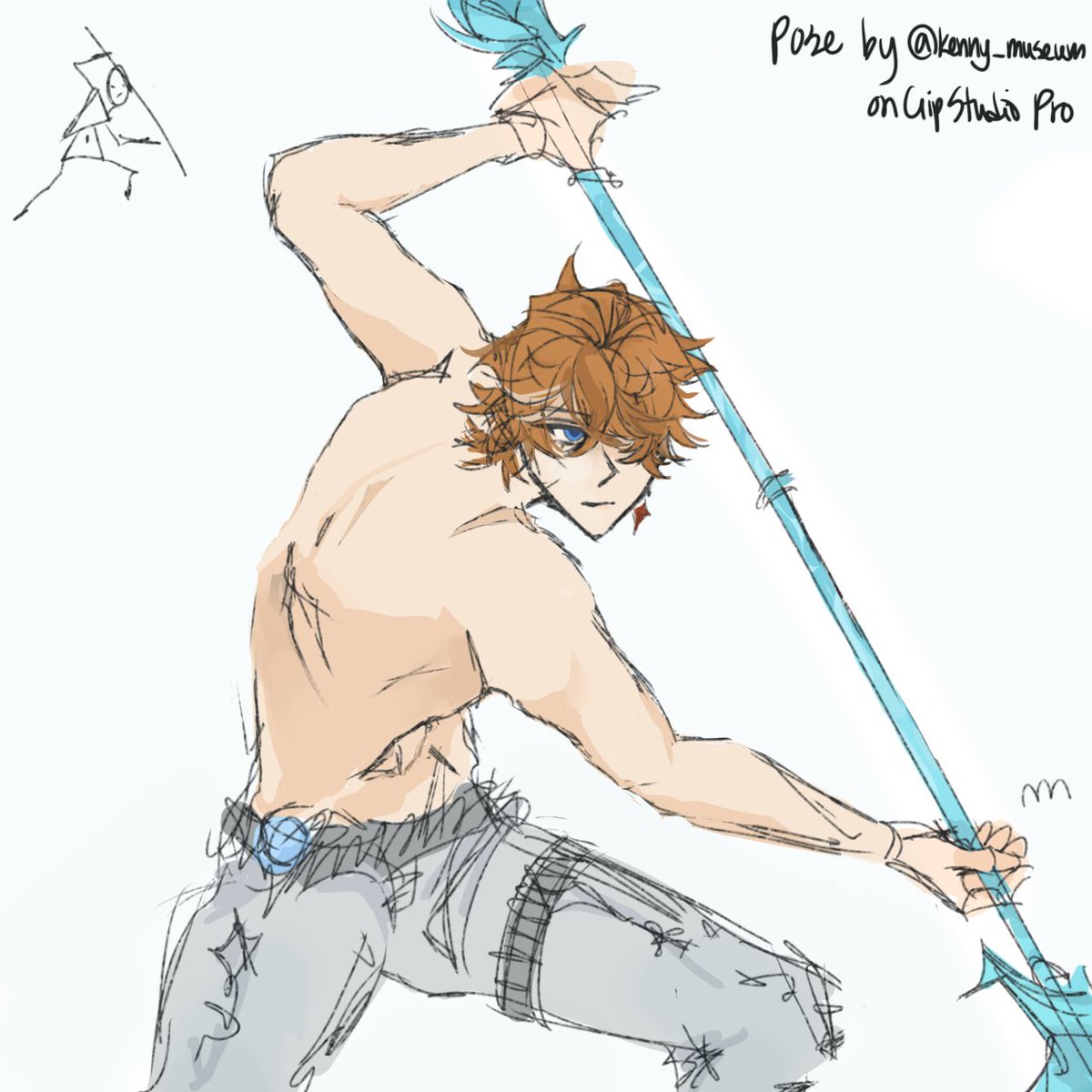 Credit to Kenny_museum for the pose ref 🌹
#tartaglia #childe