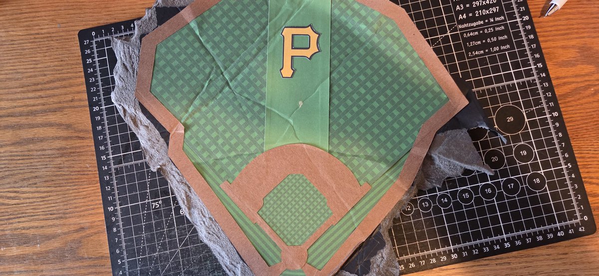 Sometimes things don't go right. Something got on the outfield grass so I'm scrapping this one. Started over already but I'm a little frustrated this happened!