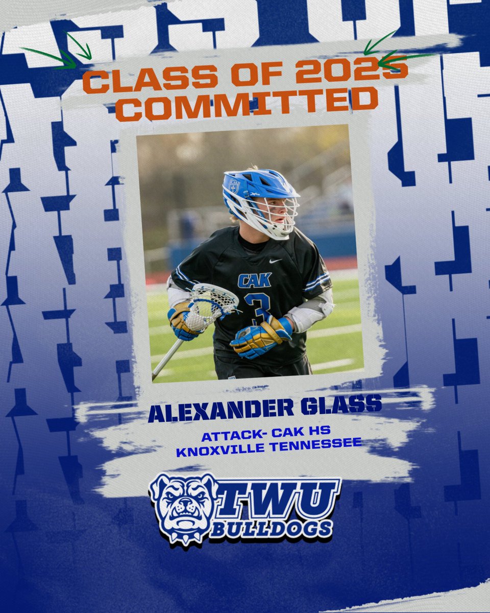 Tennessee Wesleyan Mens Lacrosse is excited to announce the 10th Commitment in the 2025 signing class. Christian Academy of Knoxville attackman Alexander Glass will join Bulldog Nation this fall. #whosnext #notdoneyet #TWUlax #Laxdawg #TWUstrong