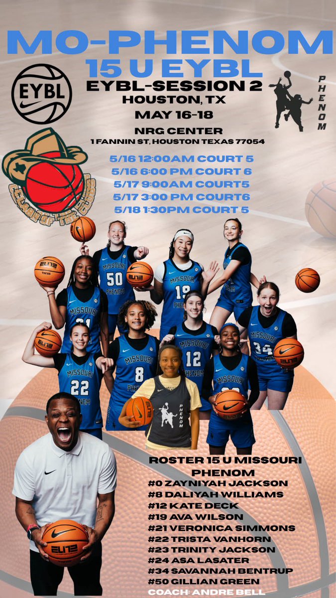 Savannah Bentrup (@sbentrup_34) on Twitter photo Next stop Houston, TX for EYBL session 2. Letβs go!! <a href="/AndreBell111/">Andre Bell</a> <a href="/greglogs/">Greg Logsdon</a> <a href="/MissouriPhenom/">Phenom Basketball</a> Next stop Houston, TX for EYBL session 2. Letβs go!! <a href="/AndreBell111/">Andre Bell</a> <a href="/greglogs/">Greg Logsdon</a> <a href="/MissouriPhenom/">Phenom Basketball</a>