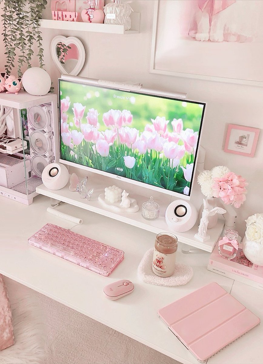 moon___noa's tweet image. Café time ☕🫧🌷♡₊˚
#desksetup