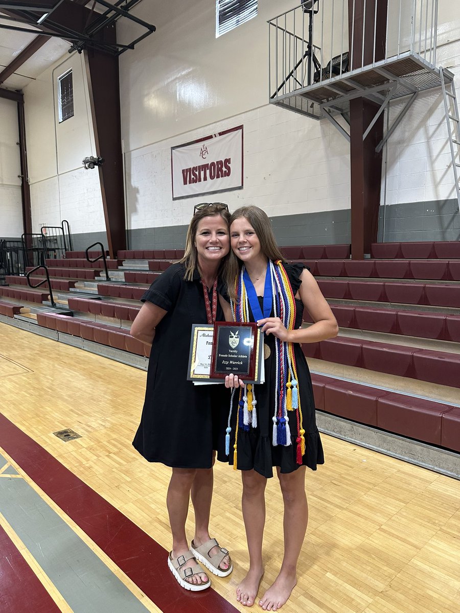 Izzy Warrick (@warrickisabelle) on Twitter photo I have had a busy past 2 weeks!! I played my last ever high school softball game with ACA💔but to make up for it I won team MVP, I had my my last day of high school, and to top it off I was awarded female scholar athlete of the year at senior awards day!! ❤️❤️ I have had a busy past 2 weeks!! I played my last ever high school softball game with ACA💔but to make up for it I won team MVP, I had my my last day of high school, and to top it off I was awarded female scholar athlete of the year at senior awards day!! ❤️❤️