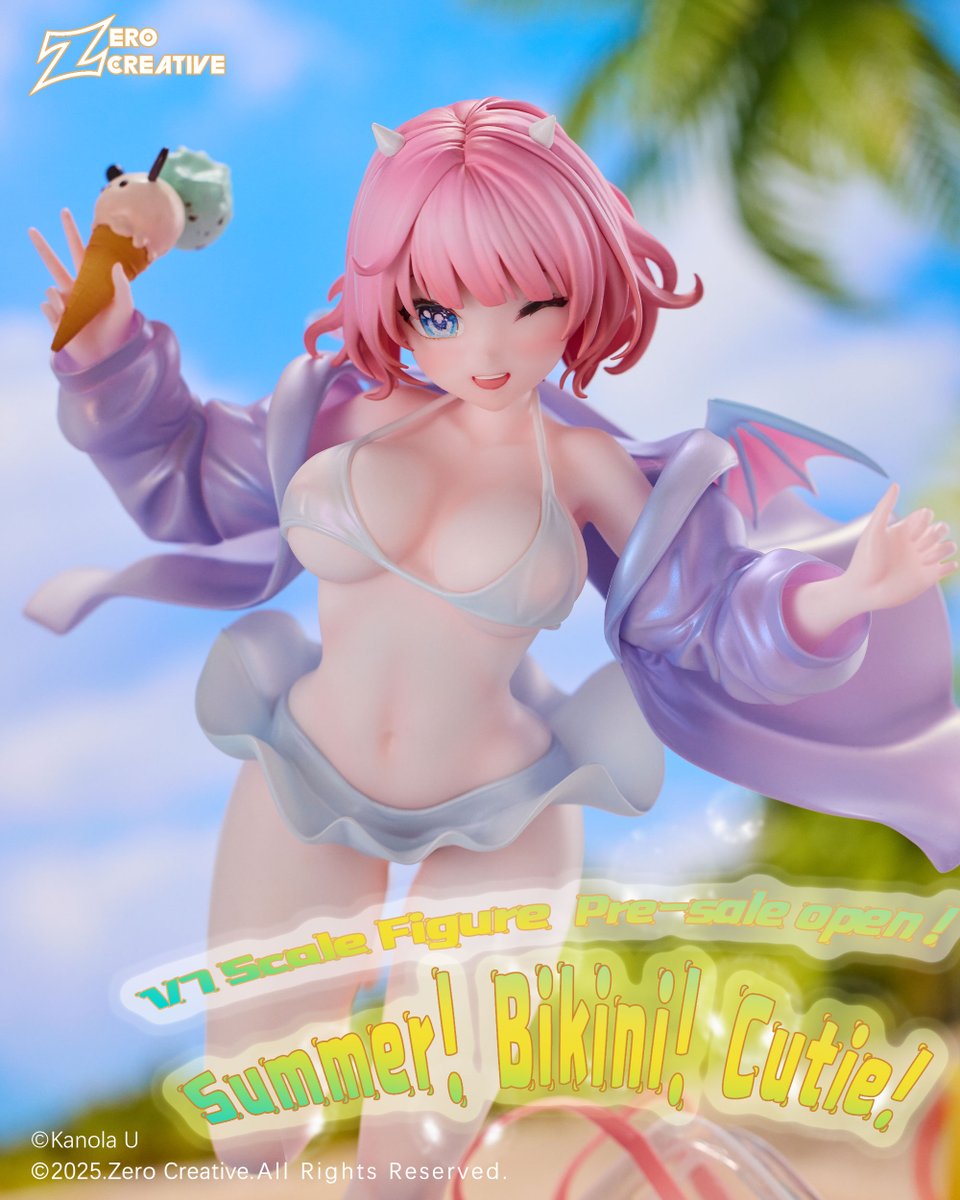 ＼✨受注開始✨／

“ピンク髪の元サキュバス少女、ビーチでロマンチックな出会いを求めている”

カノラユ(<a href="/kanolaU_/">カノラユ👙</a>)先生より、「夏！ビキニ！美少女！」が1/7スケールフィギュアとして登場！

⏰日本時間10:00に受注開始します！☀️🌤️

🔽PLUM Web Shop はこちら
plumwebshop.com/item-detail/18…