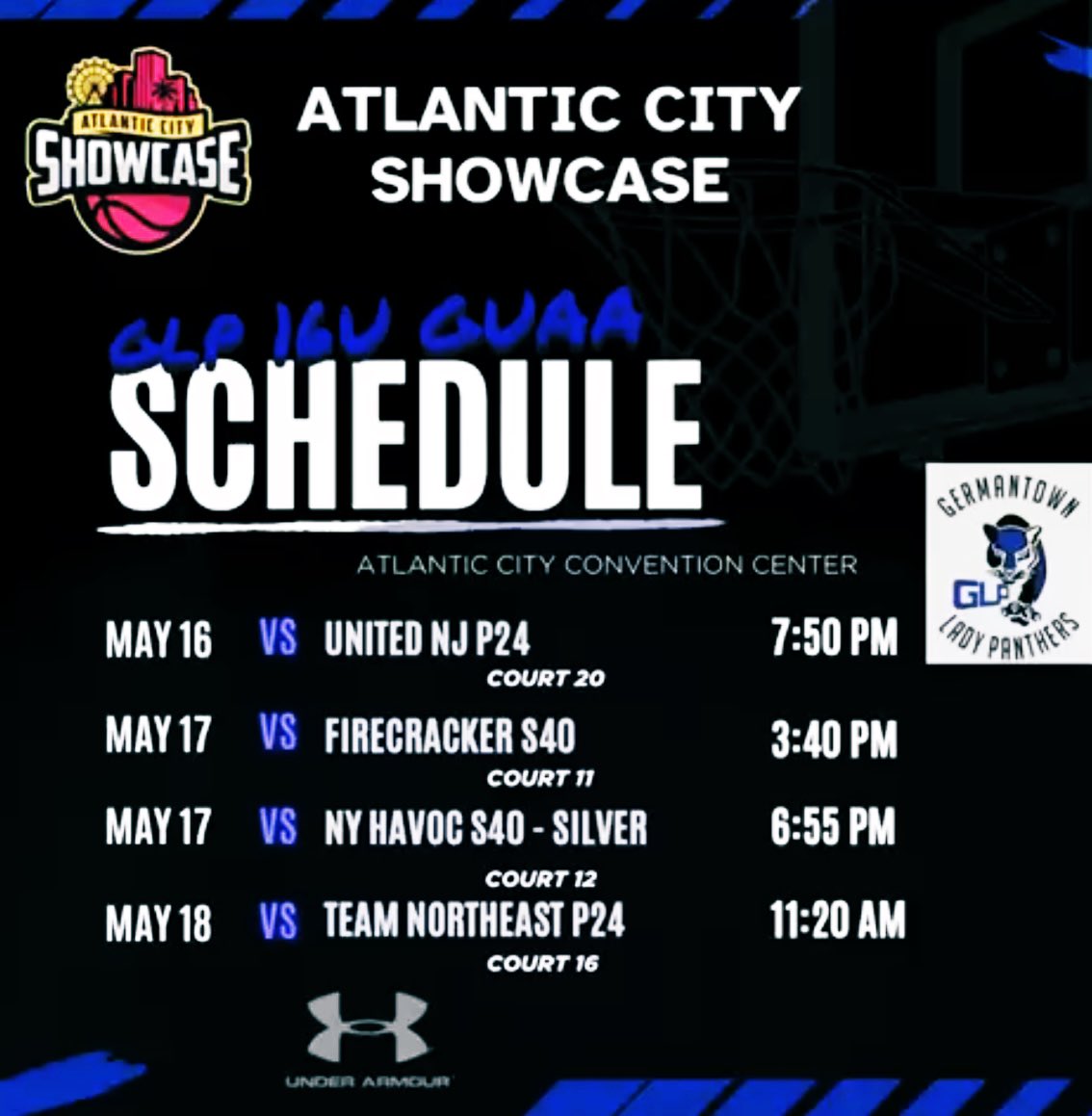 Excited to play in the Atlantic City Showcase this weekend!