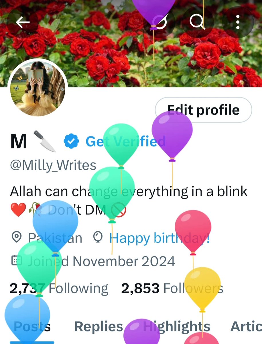 Balloons on my profile🎈💖