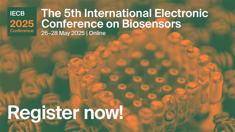 📢The 5th International Electronic Conference on Biosensors (IECB 2025) is coming up on 26-28 May 2025!
 
Reminder: Free registration closes in just one week!
 Deadline: 21 May 2025
 Register by free here: sciforum.net/event/IECB2025…
 
We look forward to meeting you online!