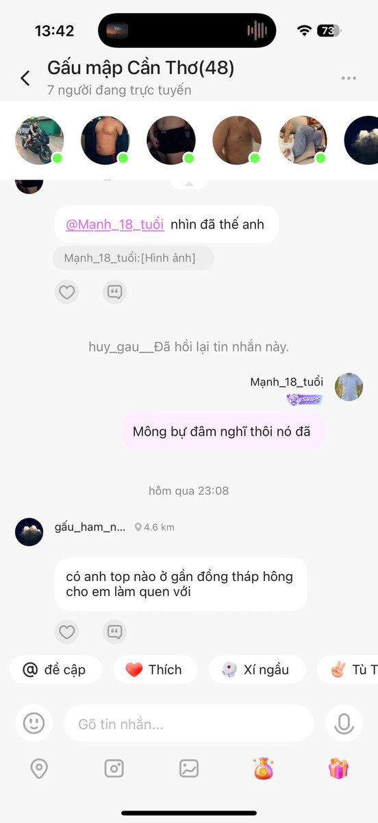 Cần Thơ mình có nhóm này yêu cầu &gt;75 kg mập ăn mập he he mời ae tham gia cho ngon nhé. Ai cần thơ vào nhé tương tác tìm cặp cho dễ ai xa quá thì mình cũng cho vô nhưng sẽ có giới hạn giờ tự out ra nhé. Nếu ai gu bear or mập mình hoan hỉ