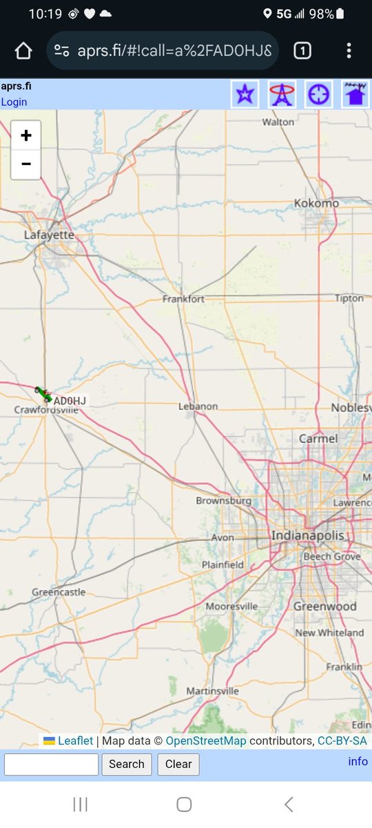 AD0HJ's tweet photo. It was just EchoLink tonight since that's the only thing I could get working. Will be arriving in Dayton, Ohio early tomorrow afternoon for AMSAT booth setup. Drove ten hours straight today. Another 2.5 hours left to drive! Thanks #VA3VGR #KN2K #KC5LWY #N7GR #KE8FZT #KB5FHK! π https://t.co/7ArJI7PnRg