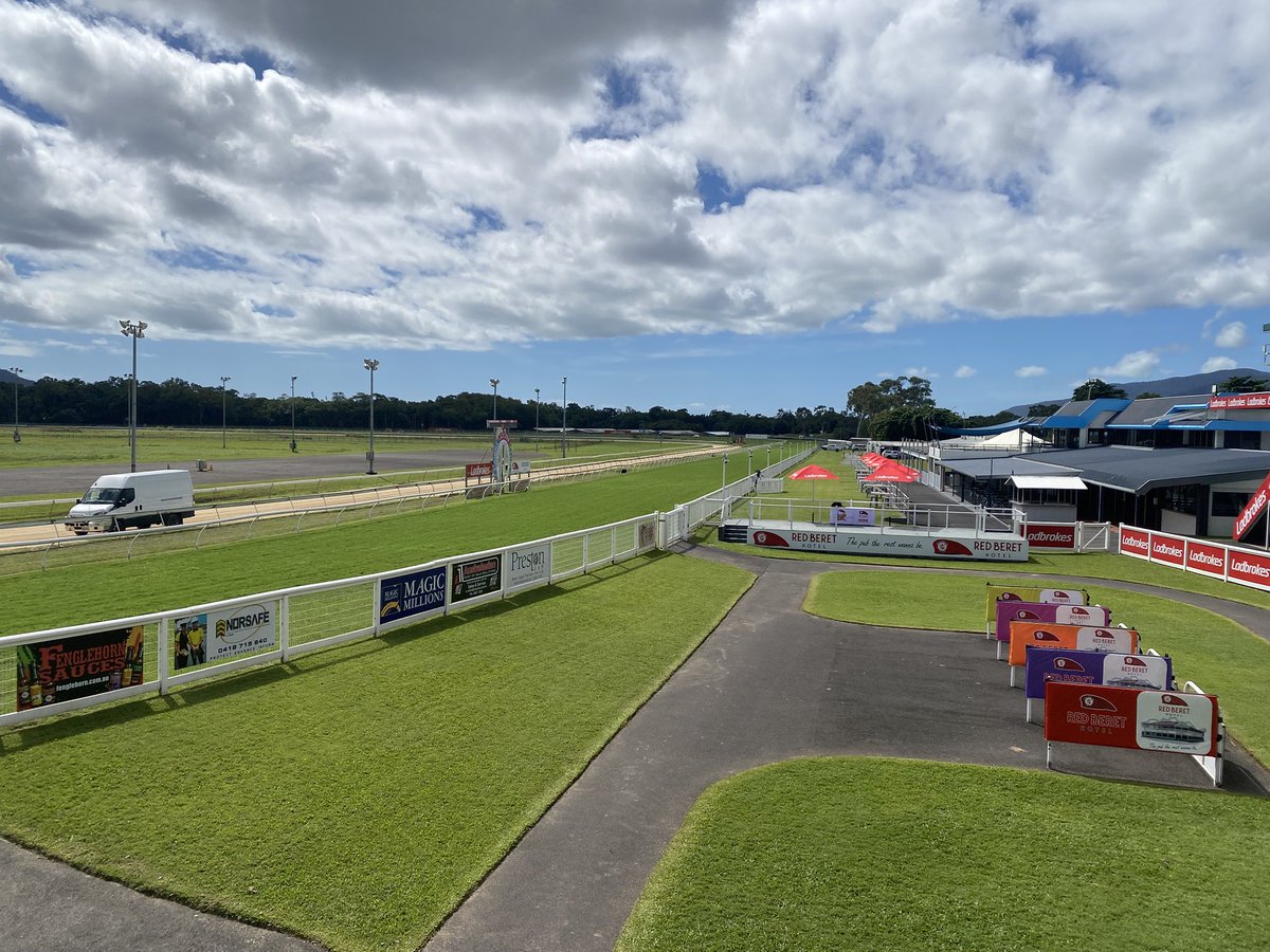 Beautiful conditions for Racing at Cairns, slight downgrade to a Soft 7 after 25mm for week!

R1 2. Secret Cypher 
R2 1. Almighty Jab 
R3 4. Tycoon Beau
R4 3. City Of Boulder 🔒 
R5 1. Memphis Shadow 🔒 
R6 2. War Council
R7 2. Missile Thunder 
R8 6. Redavni 💰 

🔒 BEST
💰 VALUE