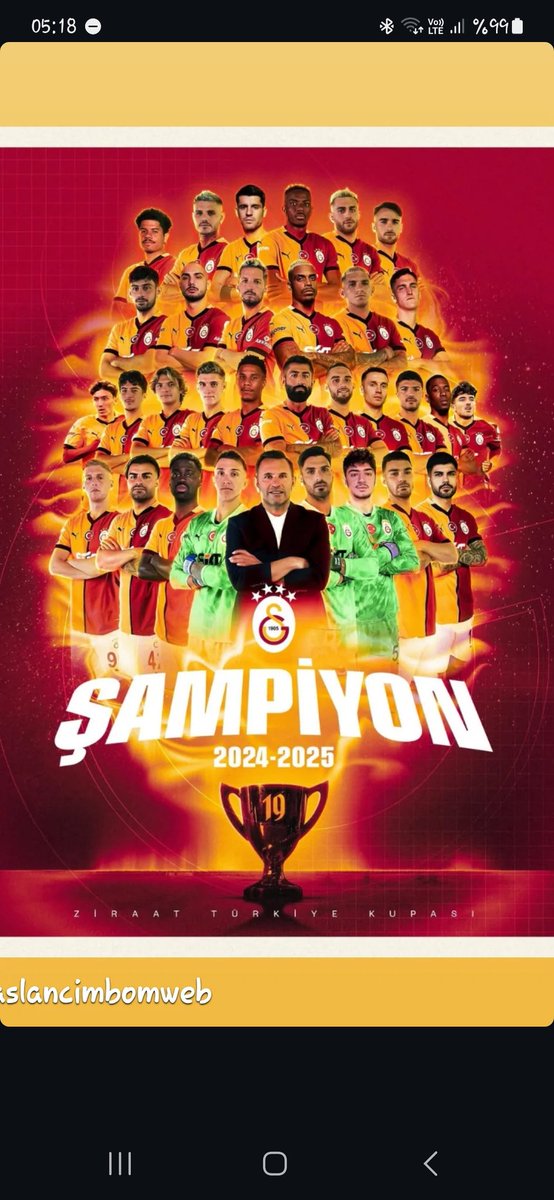 #SampiyonGalatasaray 
😎💛❤️💛❤️💛❤️😎