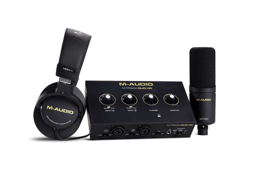 【#デジランド】

M-Audioから税込13,800円の激安USB-C対応オーディオインターフェイス「M-Track Duo HD」が発売されます！
ヘッドホンとマイクがバンドルされたProducer Packもラインナップ。

info.shimamura.co.jp/digital/newite… 

Ableton Live Lite等のソフトウエアもバンドルされています〜