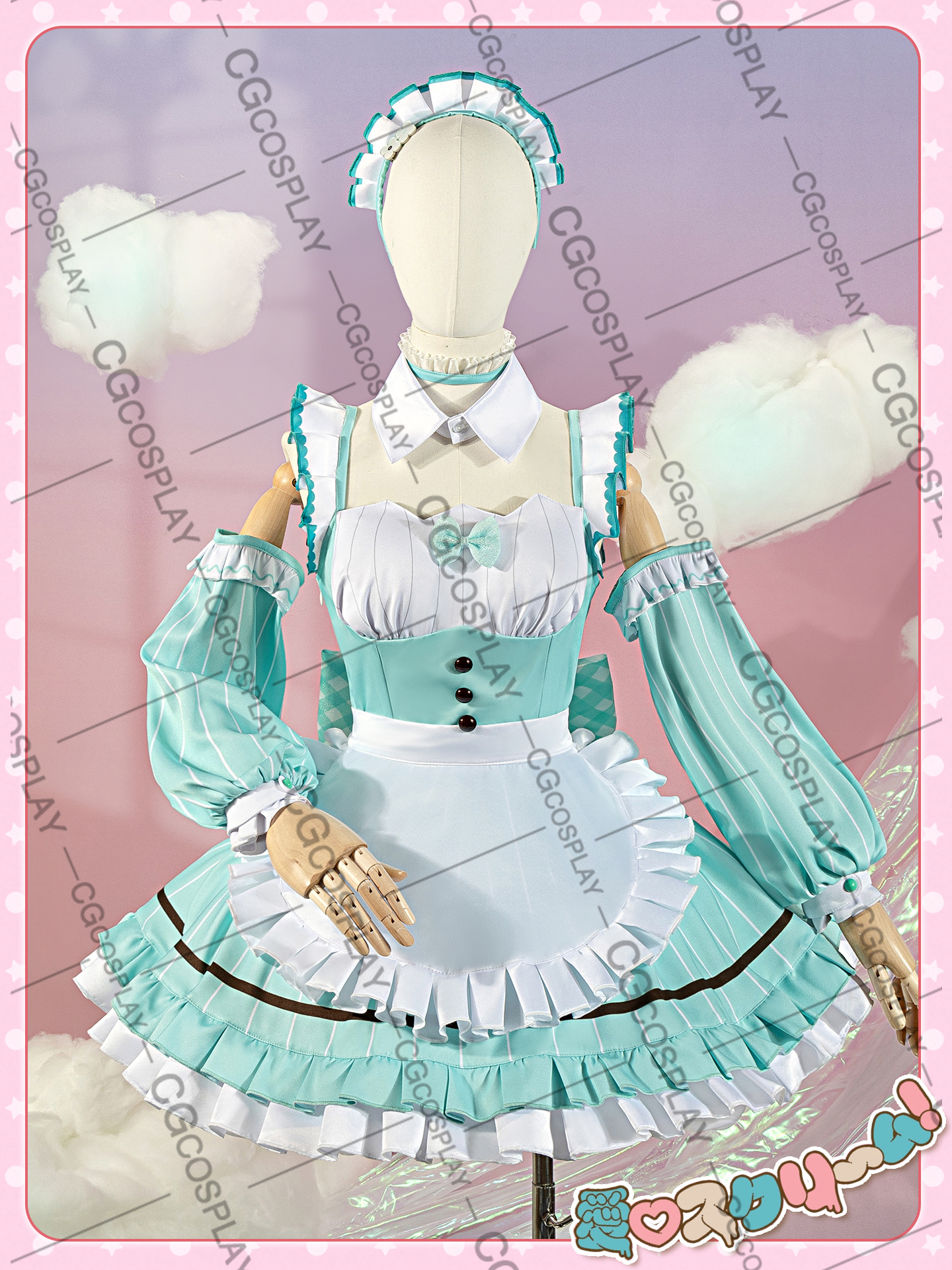 CGCOSラブライブ 若菜四季 AiScReam コスプレ 衣装　ジャケット写真 CGCOSラブライブ 若菜四季 AiScReam コスプレ 衣装 ジャケット