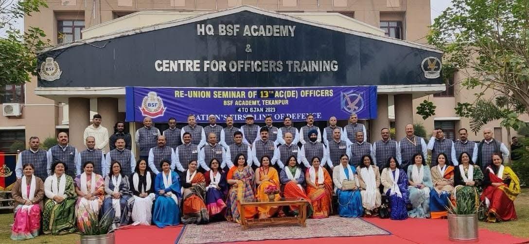 *Heartiest congratulations to all BSF Batchmates and their family members for completion of 36 years of service to the nation, togetherness, &amp; wish u all remain strong and Invincible.*
💐💐💐