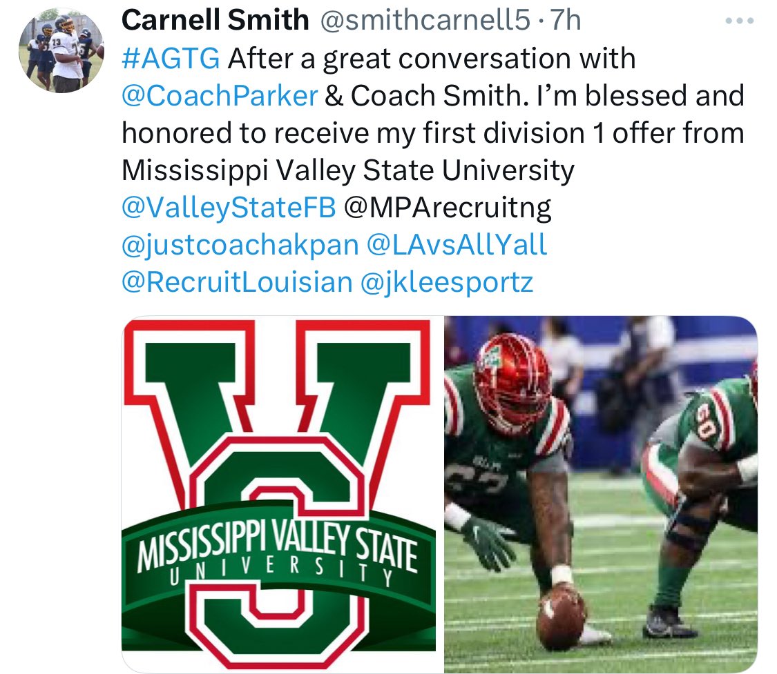 MVSU IGOTTIME tweet media