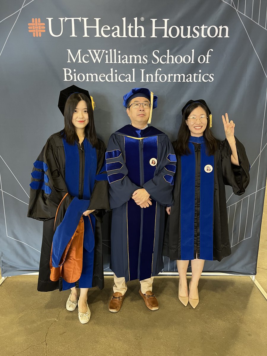 Proud to hood my students today. Congratulations Drs. Bingyu Mao and Jianping He! #MSBMIgraduation