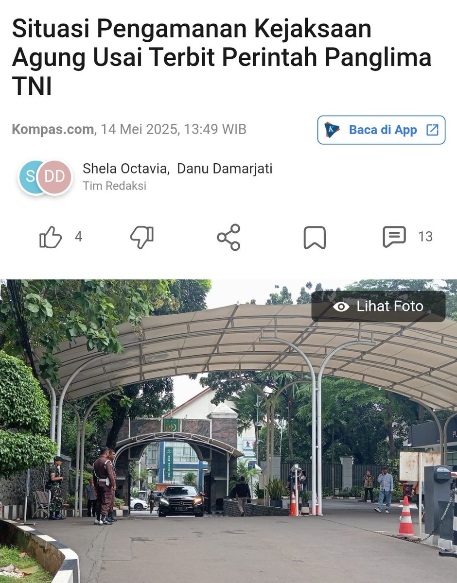 Jika seperti ini bisa dipastikan KPK dan Polri segan menyelidiki kasus² yang terjadi di lingkungan kejaksaan agung. Apalagi ditambah aturan yang mewajibkan KPK dan Polri harus mendapatkan izin Jaksa agung jika harus memeriksa, menyelidiki dan menangkap Jaksa yang terlibat KKN.