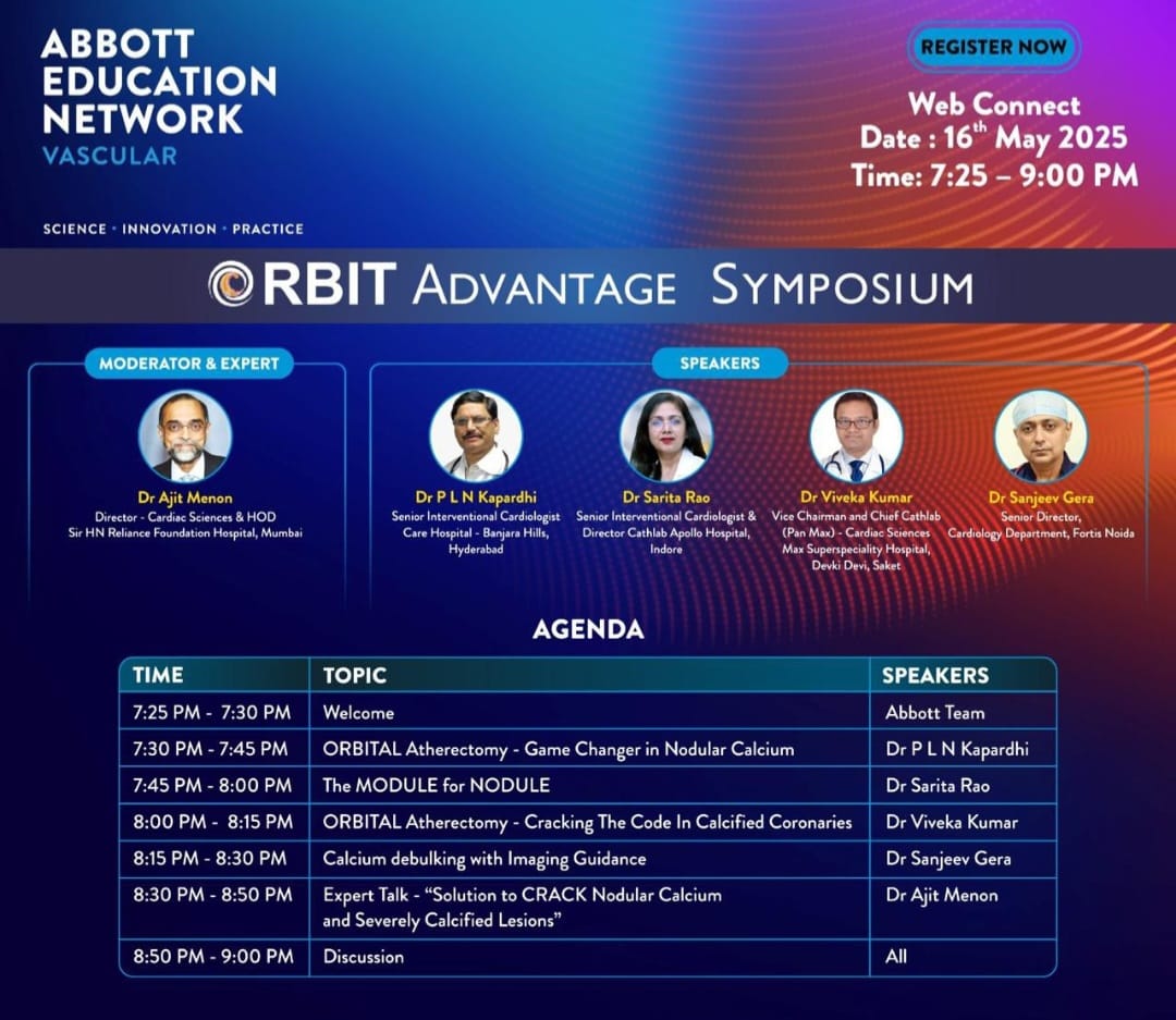 Dr Sarita Rao (@drsaritarao2) on Twitter photo Looking foward to the ORBIT ADVANTAGE SYMPOSIUM. Happy to speak about OA The MODULE for NODULE - the Achilles heel of coronary intervention <a href="/APSIC6/">@APSIC</a> <a href="/WomenAs1/">Women As One</a> <a href="/IJCDW_WINCARS/">Women in Cardiology and Related Sciences</a> <a href="/alaide_chief/">chief</a> <a href="/mirvatalasnag/">MIЯVΛƬ #IC</a> <a href="/PCRonline/">PCRonline 🫀</a> <a href="/GoranEBC/">Goran Stankovic, MD, PhD</a> <a href="/mmamas1973/">Mamas A. Mamas</a> <a href="/Hragy/">Hany Ragy</a> <a href="/drsonyaburgess/">A/Prof Sonya Burgess</a> <a href="/IndiaCvt/">CVT India</a> Looking foward to the ORBIT ADVANTAGE SYMPOSIUM. Happy to speak about OA The MODULE for NODULE - the Achilles heel of coronary intervention <a href="/APSIC6/">@APSIC</a> <a href="/WomenAs1/">Women As One</a> <a href="/IJCDW_WINCARS/">Women in Cardiology and Related Sciences</a> <a href="/alaide_chief/">chief</a> <a href="/mirvatalasnag/">MIЯVΛƬ #IC</a> <a href="/PCRonline/">PCRonline 🫀</a> <a href="/GoranEBC/">Goran Stankovic, MD, PhD</a> <a href="/mmamas1973/">Mamas A. Mamas</a> <a href="/Hragy/">Hany Ragy</a> <a href="/drsonyaburgess/">A/Prof Sonya Burgess</a> <a href="/IndiaCvt/">CVT India</a>