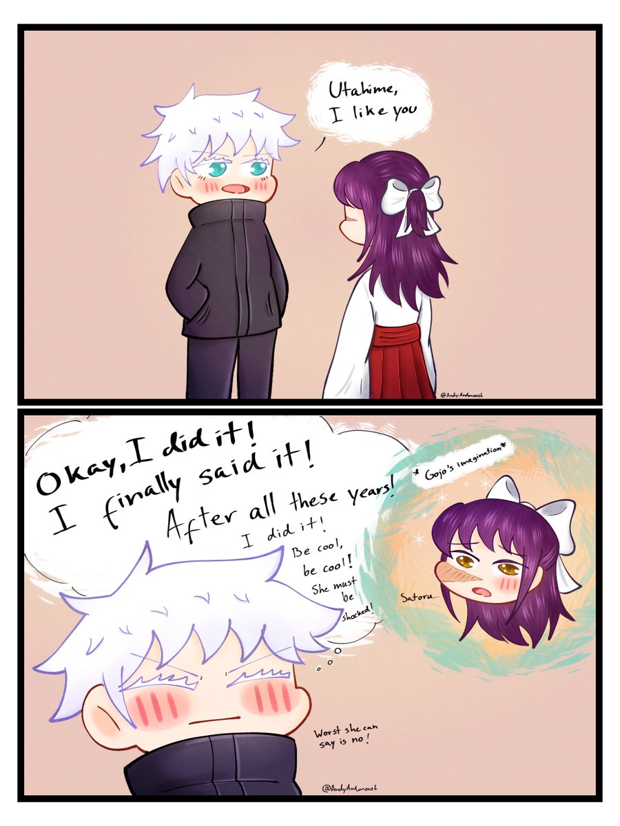 AndyAndmonsh's tweet image. Confession 🫣

#satohime #gouta #gojohime #五歌 #โกะอุตะ #고죠우타 #ioriutahime #GojoSatoru