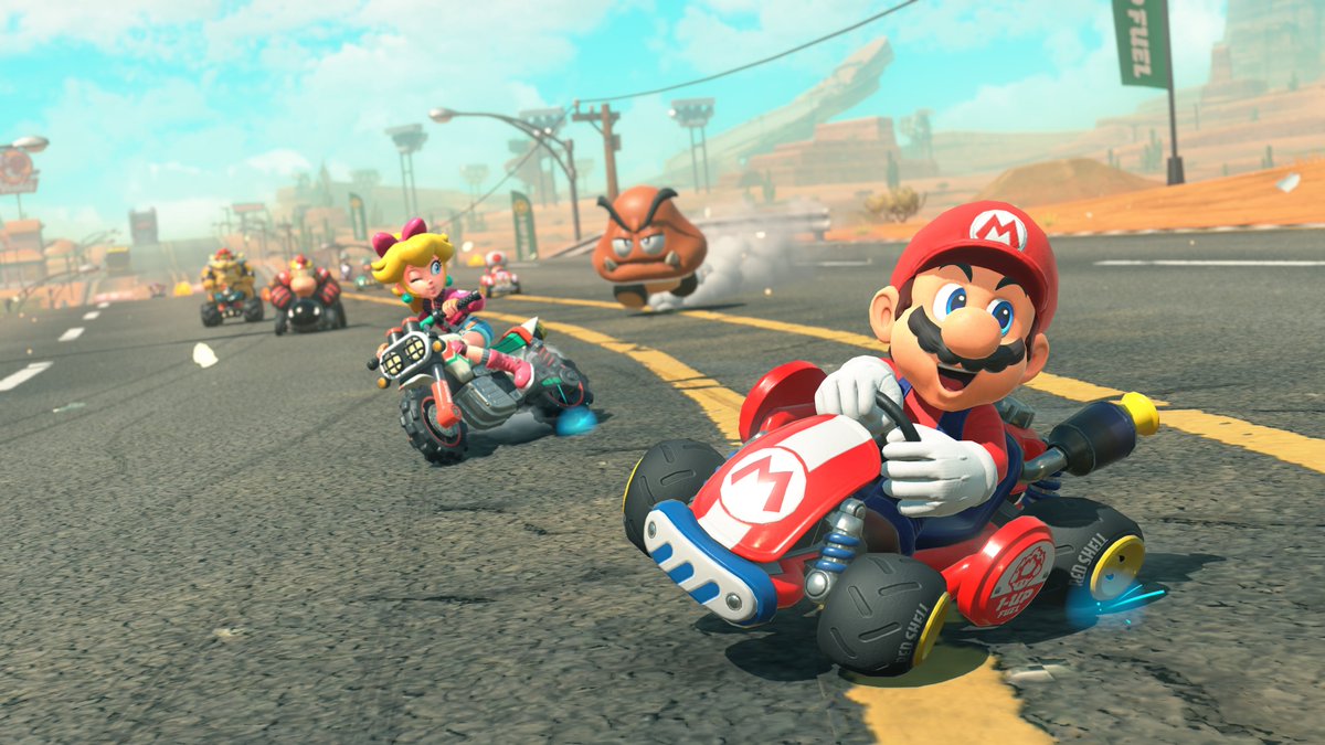 oricon's tweet photo. Snow Man『Nintendo Switch2』新CM出演
サプライズに騒然❗️
.
🏎️CM動画
https://t.co/pVuhFjT3ZM
🎮6/5発売
https://t.co/jd6u3mrx05
.
深澤辰哉、渡辺翔太、目黒蓮、ラウールが新作「マリオカート ワールド」をプレイするCMが突然放送され、驚きの声とともに「Switch2のCM」「任天堂のCM」「マリカー ｣などがトレン��入りしている。