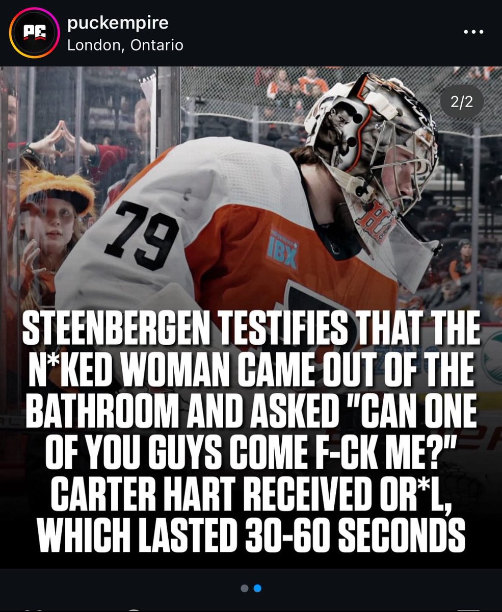 LassStats's tweet photo. Carter Hart and the other members of the Canada Team deserve to be paid full compensation of their salaries for the loss of 1+ years of their career.

#FreeHart #NiceGuysFinishFirst https://t.co/qi8YrLtwKP