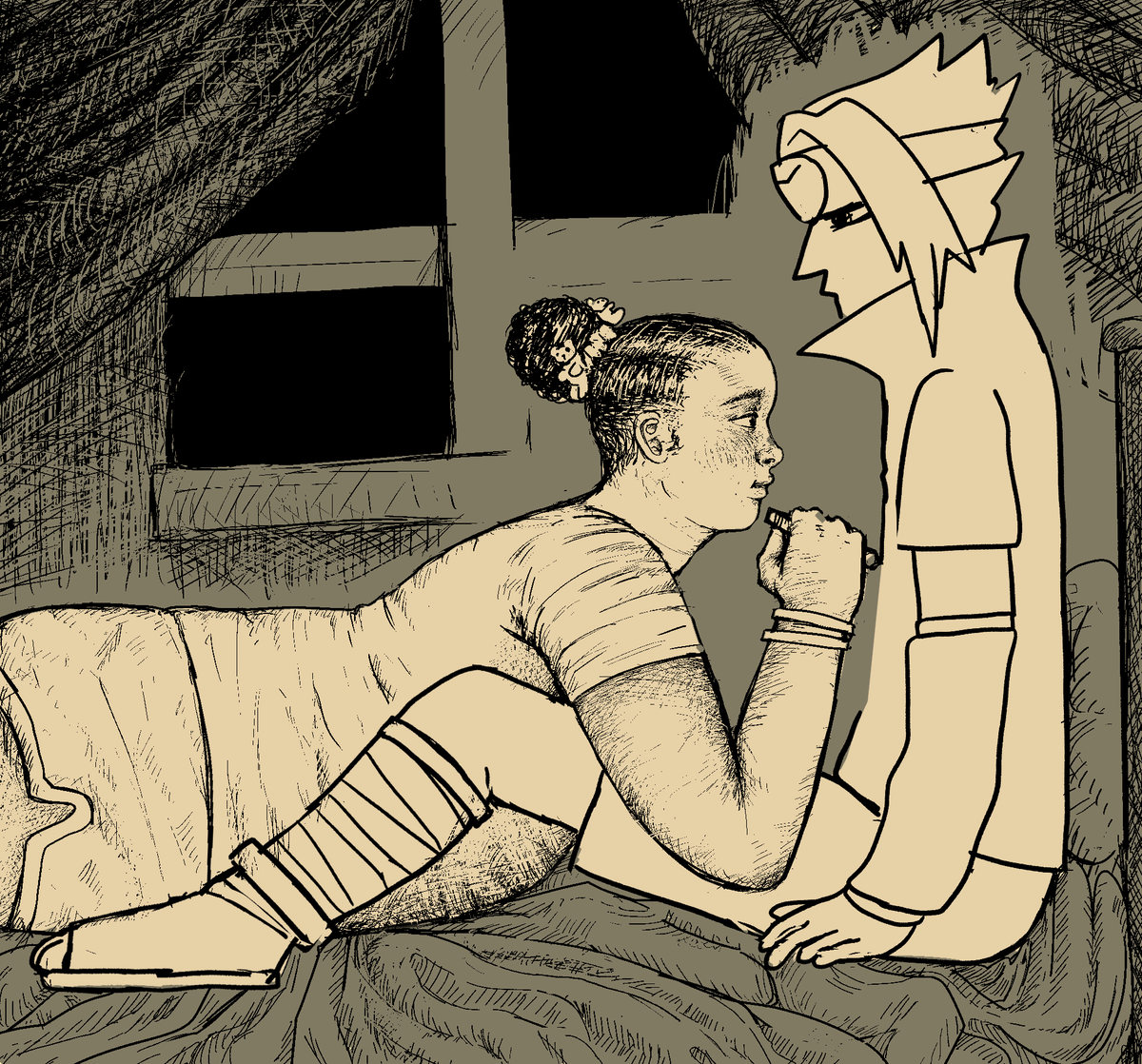 pygmalion (taneisha johnson, age 12) and sasuke uchiha