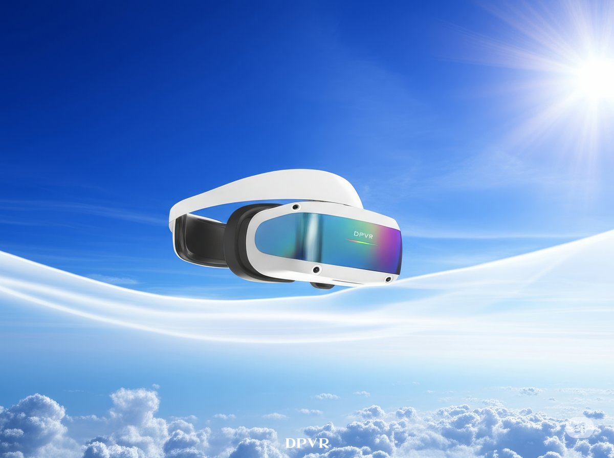 DPVR_Global's tweet photo. Sky-High, Weightless, Free!
#VR #WeightlessVR #Cloud #Tech #DPVRE4 https://t.co/o9kzBBQU0I
