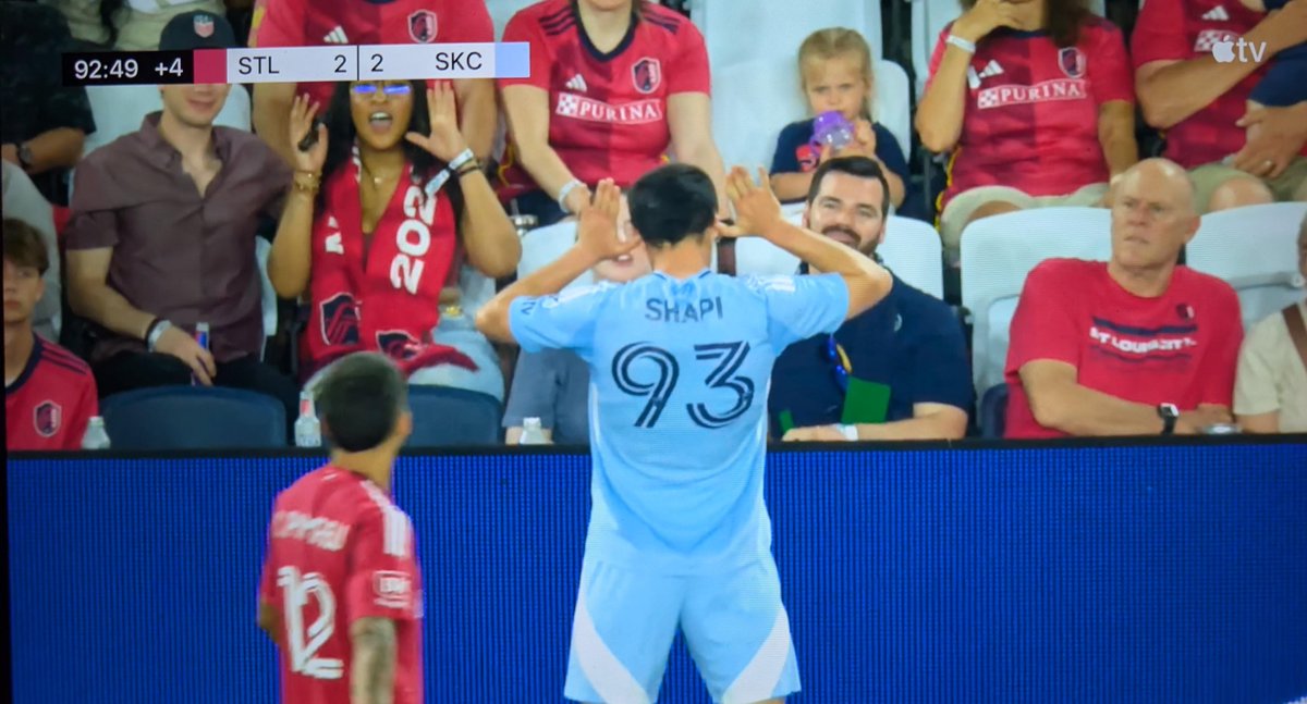 This is the moment that Suleymanov earned a big following in KC. #SportingKC
