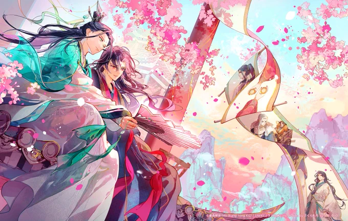 すばる舎プレアデスプレス様より『人渣反派自救系統』(著:墨香銅臭先生)の日本語翻訳版イラスト第3弾描かせていただきました～!距離感が縮まる二人を描くの楽しかったです!物語も佳境!お楽しみに～!キャラデザなどはツリーに(全体図の掲載許可いただいております)  #svsss #さはん 