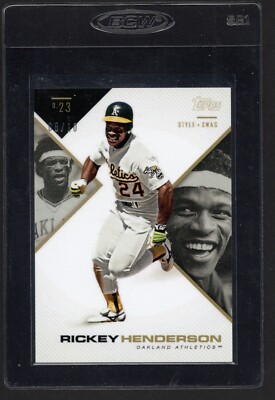 CardPromoter's tweet image. 2019 Topps v Tatis Jr 0.23 RICKEY HENDERSON #9C 'STYLE + SWAG' #/10 #ad #thehobby cardpromoter.com/2025/05/14/bas…