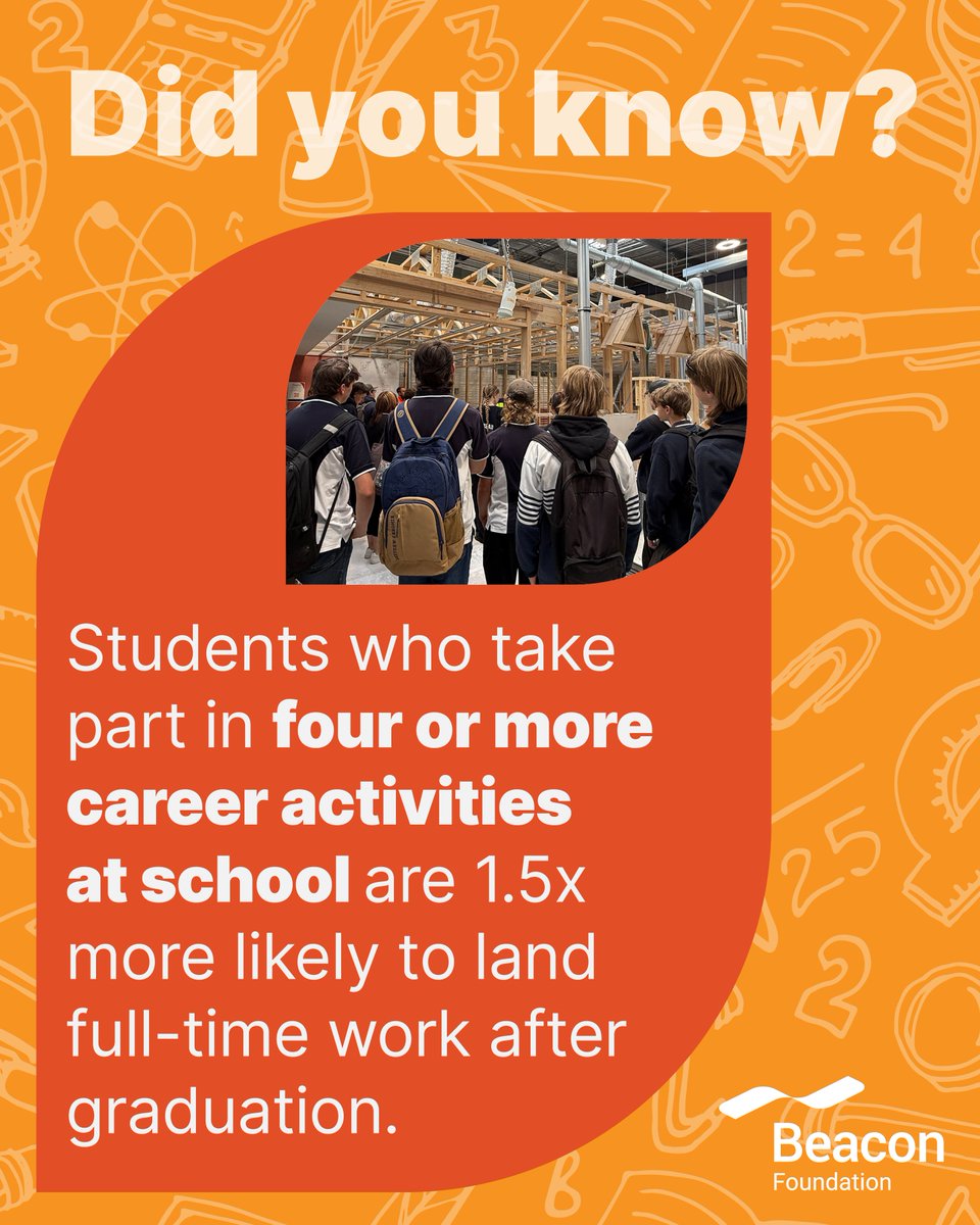 Career activities make a real difference. This National Careers Week, we highlight the impact of structured programs like the Beacon Career Program—giving students a strong foundation through hands-on learning and real-world connections: beaconfoundation.org.au/indepthcourses/ #ncwau25