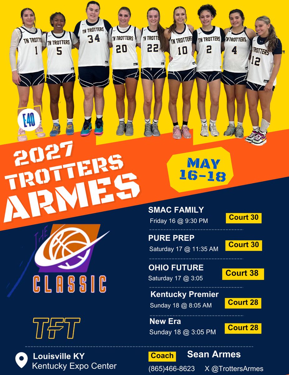 Madison (@maddieatr) on Twitter photo hereโs our schedule this weekend down in Kentucky. come out and watch if you can. <a href="/TrottersArmes/">TN Flight Trotters 2027 (Armes)</a> <a href="/Elite40League/">Elite 40 League</a> <a href="/MMBR_CoachGBell/">Major Movez Basketball Review #MMBR</a> <a href="/IE_Showcase_/">๐๐ป๐๐ถ๐ฑ๐ฒ๐ฟ ๐๐
๐ฝ๐ผ๐๐๐ฟ๐ฒ ๐ฆ๐ต๐ผ๐๐ฐ๐ฎ๐๐ฒ</a> <a href="/PGHTennessee/">Prep Girls Hoops Tennessee</a> <a href="/PGH_NC/">Prep Girls Hoops North Carolina</a> <a href="/CherokeeBraves1/">Cherokee Braves Basketball</a> hereโs our schedule this weekend down in Kentucky. come out and watch if you can. <a href="/TrottersArmes/">TN Flight Trotters 2027 (Armes)</a> <a href="/Elite40League/">Elite 40 League</a> <a href="/MMBR_CoachGBell/">Major Movez Basketball Review #MMBR</a> <a href="/IE_Showcase_/">๐๐ป๐๐ถ๐ฑ๐ฒ๐ฟ ๐๐
๐ฝ๐ผ๐๐๐ฟ๐ฒ ๐ฆ๐ต๐ผ๐๐ฐ๐ฎ๐๐ฒ</a> <a href="/PGHTennessee/">Prep Girls Hoops Tennessee</a> <a href="/PGH_NC/">Prep Girls Hoops North Carolina</a> <a href="/CherokeeBraves1/">Cherokee Braves Basketball</a>